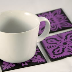 Recultured Designs - Drewniane podkladki z wycinanka