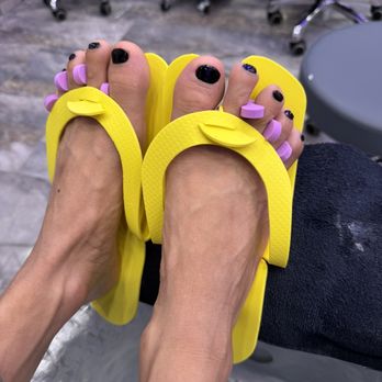 Milano Nail Spa Memorial - Black nail polish for Halloween 2023! - Nail Salons Near Me - Houston, Texas