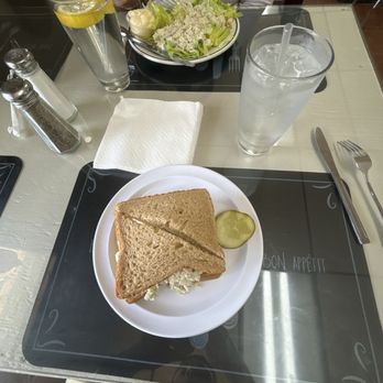D & J's Atco Deli - Chicken Salad Sandwiches, one on Wheat, one on a bed of lettuce. - Delis Near Me - Atco, New Jersey D & J's Atco Deli - Chicken Salad Sandwiches, one on Wheat, one on a bed of lettuce. - Delis Near Me - Atco, New Jersey