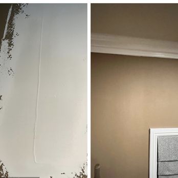 Cruz Construction - Drywall crack repaired and painted. - General Contractors Near Me Cruz Construction - Drywall crack repaired and painted. - General Contractors Near Me