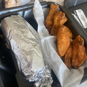 WNB Factory - O.G Philly The Cheesesteak & Wings (6 Pcs.) Buffalo sprinkled with lemon pepper. - Chicken Wings Near Me - Duluth, Georgia