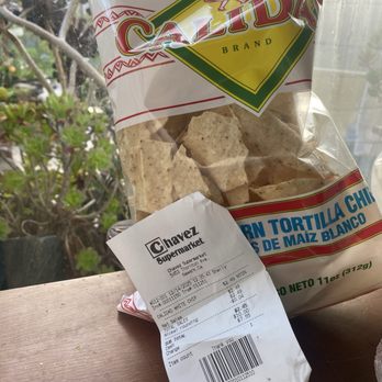 Chavez Supermarket - White Corn Tortilla Chips (2.49) 11 oz. - Bakeries Near Me - Newark, California