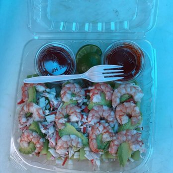 Mariscos Estilo Sinaloa - Pepi-Ceviche. Ceviche in cucumber boats - Seafood Near Me - Los Angeles, California