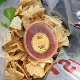 Chips in a bag Chips in a bag