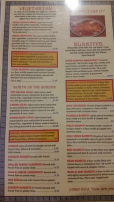 Menu photo 3 Guadalajara Mexican Restaurant Sioux Falls, SD