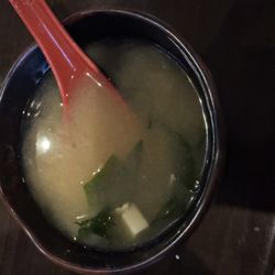 Yamato - Miso soup.  Decent but not very hot.
