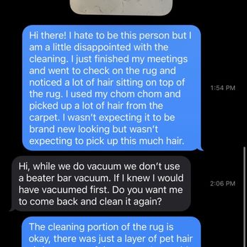 Dynamic Carpet cleaning - Text conversation about the service - Carpet Cleaning Near Me - Tampa, Florida Dynamic Carpet cleaning - Text conversation about the service - Carpet Cleaning Near Me - Tampa, Florida