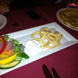 Mamma Rosa - Calamari with Garlic cheese bread