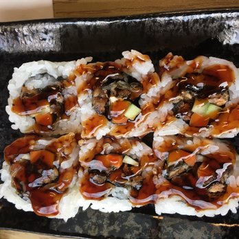 HIRO Sushi - Salmon skin roll - a bit too chewy for me - Japanese Near Me - Medford, Oregon