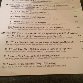 Wrath - Wine Tasting Room Near Me Wrath - Wine Tasting Room Near Me