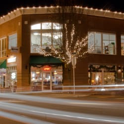 Night life outside of Cafe D