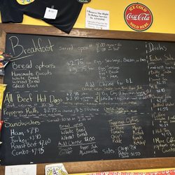 Byrd's House of Donuts - Menu board