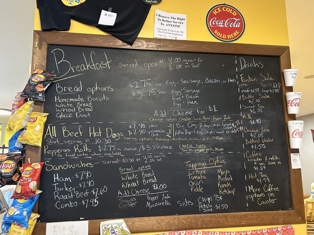 Food from Byrd's House of Donuts