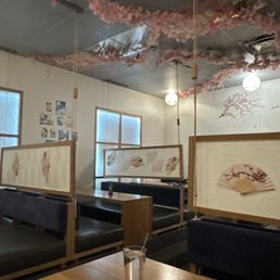 Back of the restaurant
