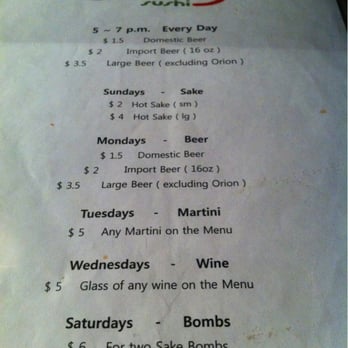 Cloud 9 Sushi - Drink specials - Sushi Bars Near Me - Cincinnati, Ohio Cloud 9 Sushi - Drink specials - Sushi Bars Near Me - Cincinnati, Ohio