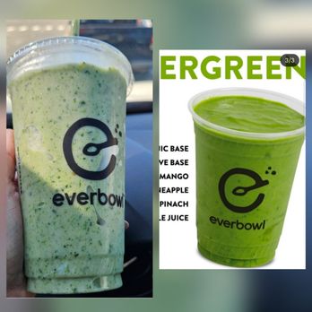 everbowl - Poorly blended smoothie - Acai Bowls Near Me - Carlsbad, California