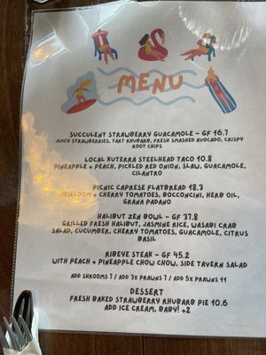 Menu photo 2 Joe's on the Beach Sechelt, BC Menu photo 2 Joe's on the Beach Sechelt, BC