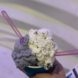 Taro Brownie and Cookies and Creme Taro Brownie and Cookies and Creme