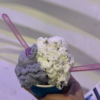 Gelato and Angels - Taro Brownie and Cookies and Creme - Desserts Near Me - Manhattan Beach, California Gelato and Angels - Taro Brownie and Cookies and Creme - Desserts Near Me - Manhattan Beach, California