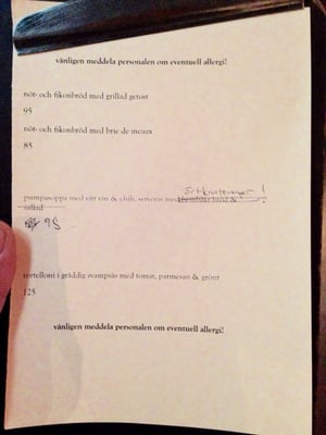 Menu photo 1 Hagabions Café Göteborg, O