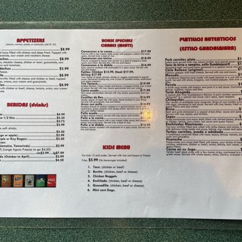 La Terraza - Menu - Mexican Near Me - Marysville, Washington La Terraza - Menu - Mexican Near Me - Marysville, Washington