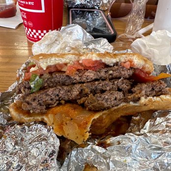 Five Guys - The Hamburger was bad bland taste - Burgers Near Me - Gainesville, Georgia