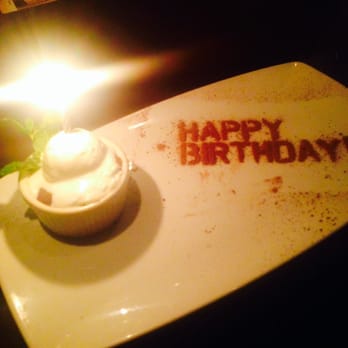 Yard House - Chocolate souffle birthday cupcake! - New American Near Me - Riverside, California Yard House - Chocolate souffle birthday cupcake! - New American Near Me - Riverside, California