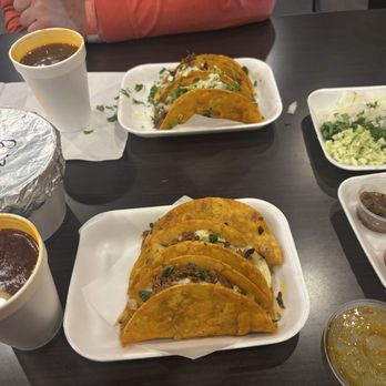Unos Tacos Y Birria - Three taco plate & birria ramen - Tacos Near Me - Phoenix, Arizona