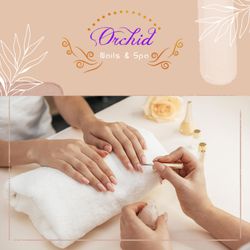 Orchid nails