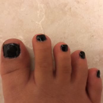Tenzin Salon I - This is what my pedicure looked like at Tenzin salon. Lumpy and sloppy! Never again! - Hair Salons Near Me - Jackson Heights, New York Tenzin Salon I - This is what my pedicure looked like at Tenzin salon. Lumpy and sloppy! Never again! - Hair Salons Near Me - Jackson Heights, New York