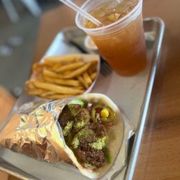 Falafel gyro Falafel gyro
