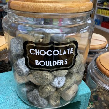 The Candy Shop - a jar of chocolate boulders - Candy Stores Near Me - El Campo, Texas The Candy Shop - a jar of chocolate boulders - Candy Stores Near Me - El Campo, Texas