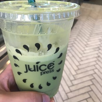 Juice Press - Amazing matcha latte made by the manager Sam - Juice Bars & Smoothies Near Me - New York, New York