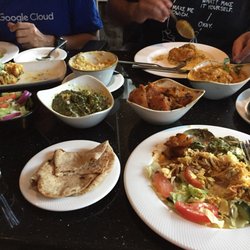 Khushi's - In the middle of our meal!