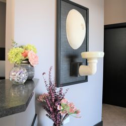 Essentials Dental - Custom fountain made from a patient in the early 70's adds a unique touch to our entry way.