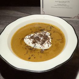 Winter squash soup - this was my favorite
