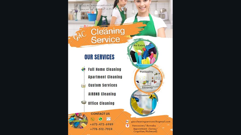 GAC CLEANING SERVICE - Updated June 2026 - Request a Quote - Vancouver ...