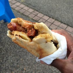 A La Bonne Braise ! - Pas de surprise ! Juste un sandwich merguez. Mais qu'est ce que c'est bon !!!