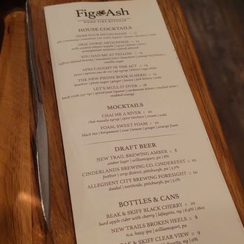 Fig & Ash Wood Fire Kitchen - New American Near Me - Pittsburgh, Pennsylvania Fig & Ash Wood Fire Kitchen - New American Near Me - Pittsburgh, Pennsylvania