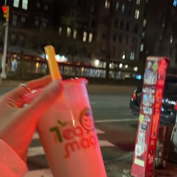 Tea Magic - Strawberry Milk Tea - Bubble Tea Near Me - New York, New York Tea Magic - Strawberry Milk Tea - Bubble Tea Near Me - New York, New York