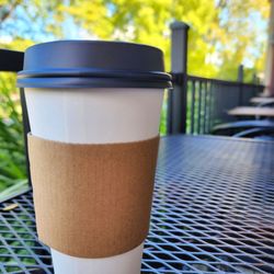 Mudd Puddle Coffee Roasters & Cafe - Campfire mocha on the patio