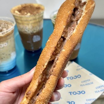TOJO Coffee Tea House - Skinny banh mi. Photo by @martiwantsmore - Juice Bars & Smoothies Near Me - San Jose, California