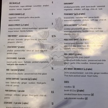 Oni - Menu - Ramen Near Me - Albuquerque, New Mexico