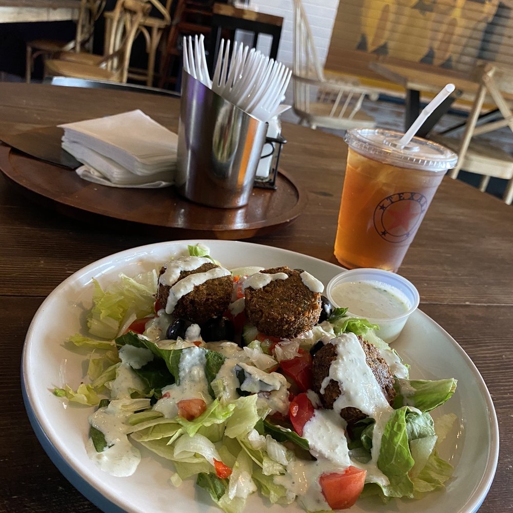 Kenz - Falafel salad - Mediterranean Near Me - Houston, Texas
