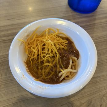 Skyline Chili - Sample of the chicken chili - Salad Near Me - Winter Garden, Florida Skyline Chili - Sample of the chicken chili - Salad Near Me - Winter Garden, Florida