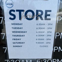 Endless Nutrition - Hours