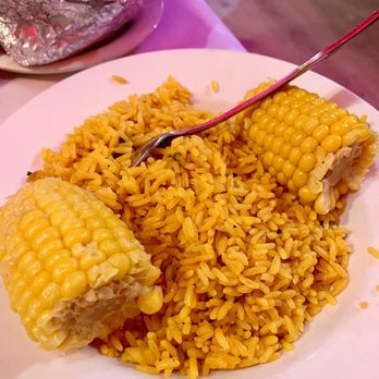 Sammys Fish Box - Side Dish of Yellow Rice & Corn on the Cob - Seafood Near Me - Bronx, New York Sammys Fish Box - Side Dish of Yellow Rice & Corn on the Cob - Seafood Near Me - Bronx, New York
