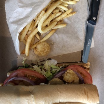 Tricky Fish - Shrimp Po Boy - Seafood Near Me - Fort Worth, Texas