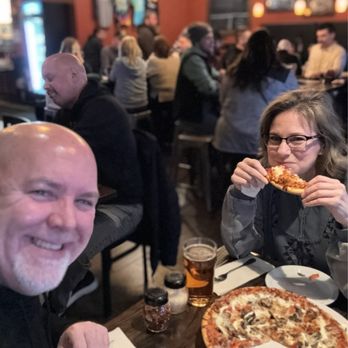 Iechyd Da Brewing Company - From the dining area - Pizza Near Me - Elkhart, Indiana