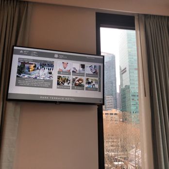 Terrazzo Bryant Park - View from bed. - Cocktail Bars Near Me - New York, New York Terrazzo Bryant Park - View from bed. - Cocktail Bars Near Me - New York, New York